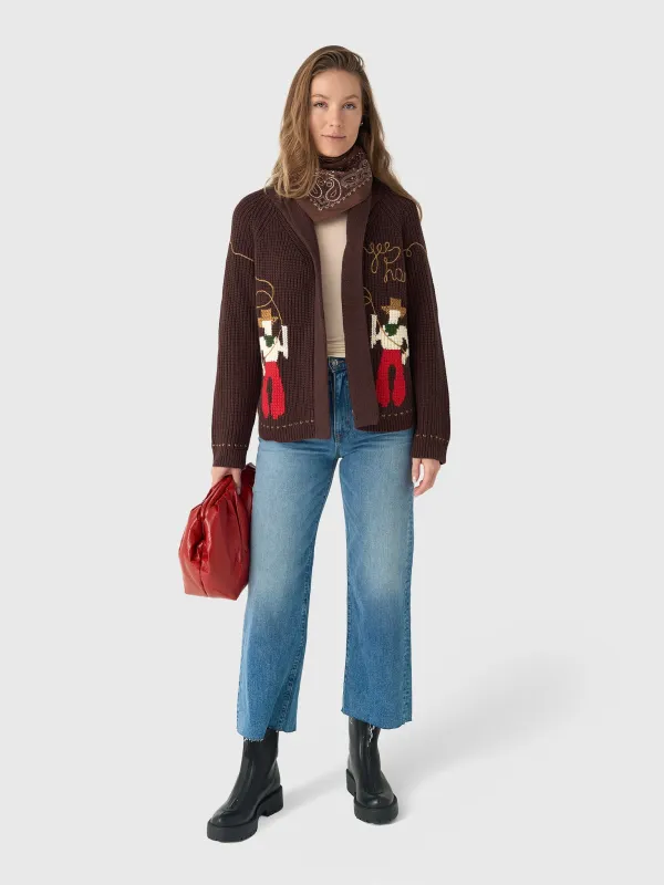 The Great Women's The Lasso Lodge Cardigan sold by Saint Bernard