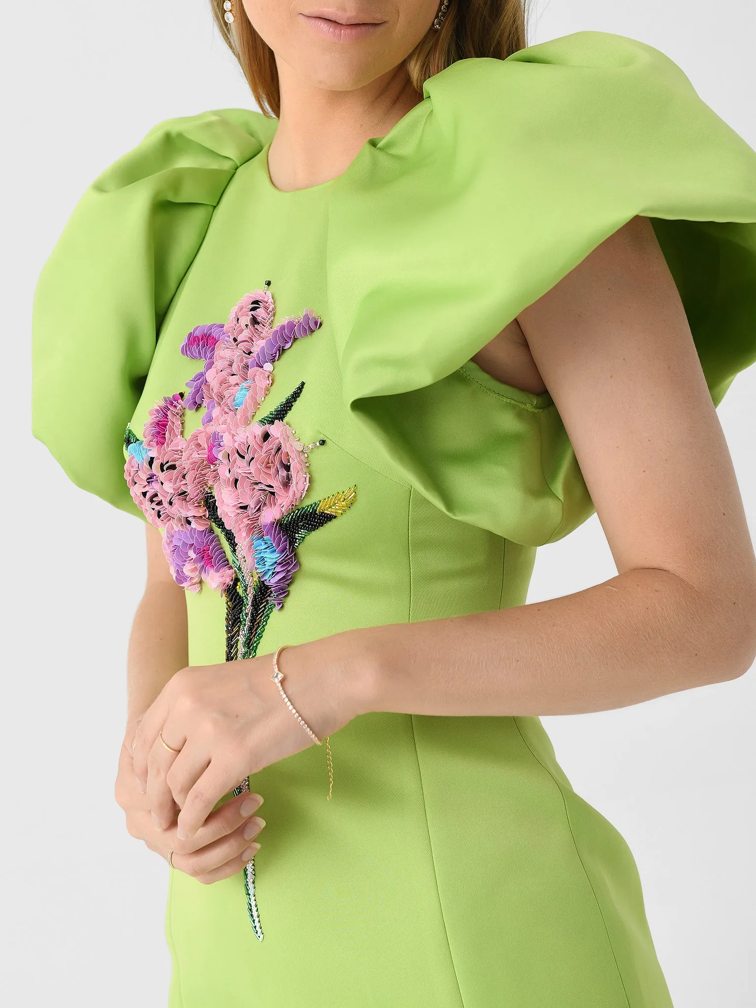 Leo Lin Women's Lucinda Embellished Maxi Dress sold by Saint Bernard product image thumbnail 4