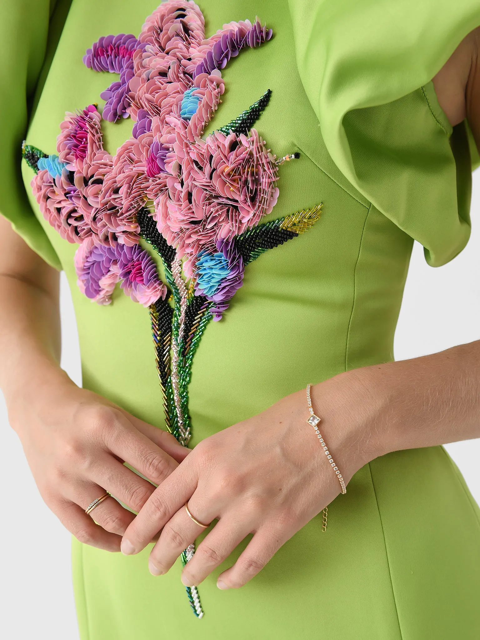 Leo Lin Women's Lucinda Embellished Maxi Dress sold by Saint Bernard product image thumbnail 5