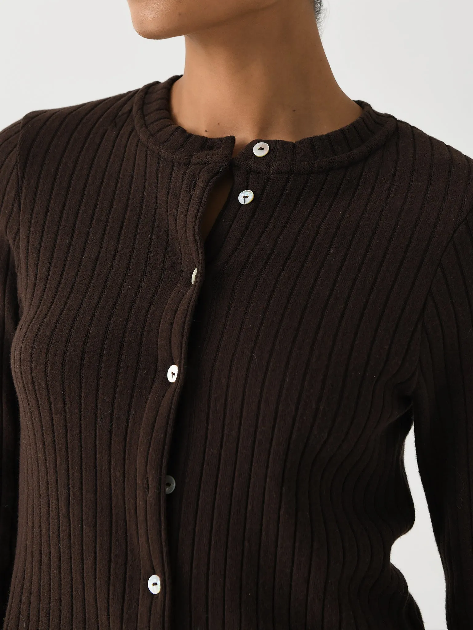DONNI. Women's The Sweater Rib Cardi sold by Saint Bernard product image thumbnail 5