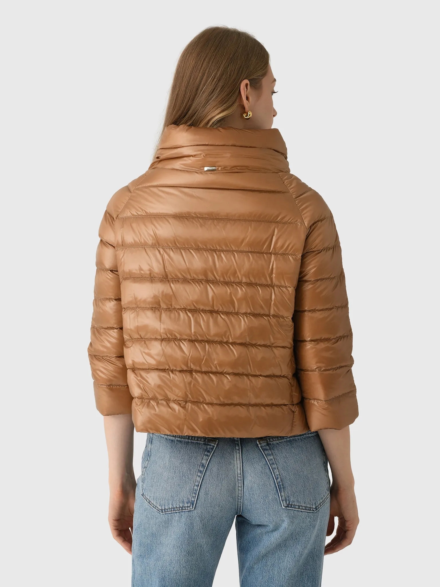 Herno Women's Sofia Iconico Cropped Down Jacket sold by Saint Bernard product image thumbnail 3