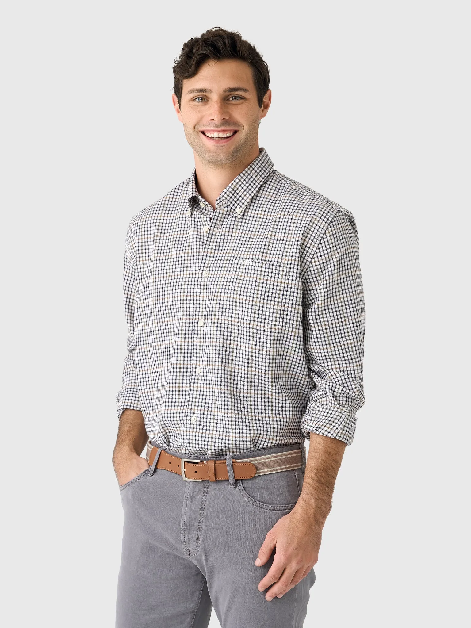 Barbour Men's Henderson Thermo Weave Shirt sold by Saint Bernard product image thumbnail 4