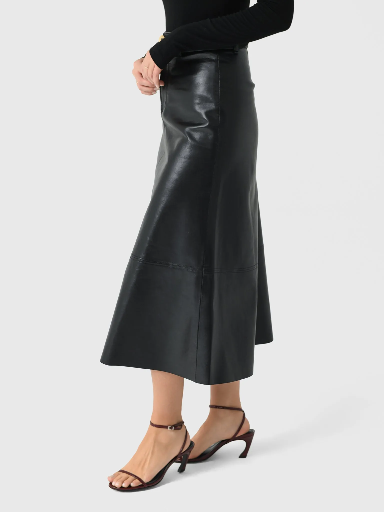 Citizens Of Humanity Women's Cassia Leather Skirt sold by Saint Bernard product image thumbnail 3