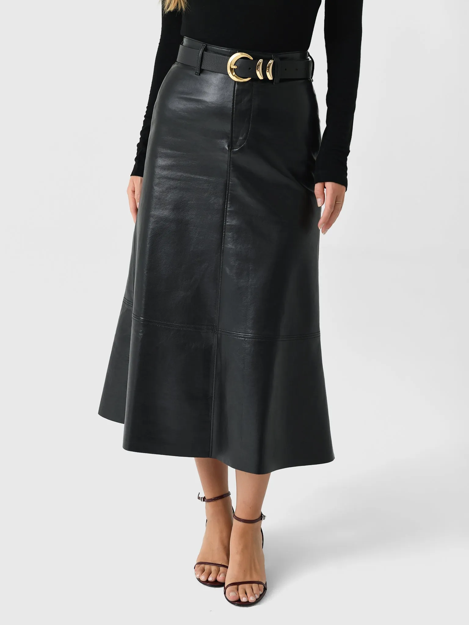 Citizens Of Humanity Women's Cassia Leather Skirt sold by Saint Bernard