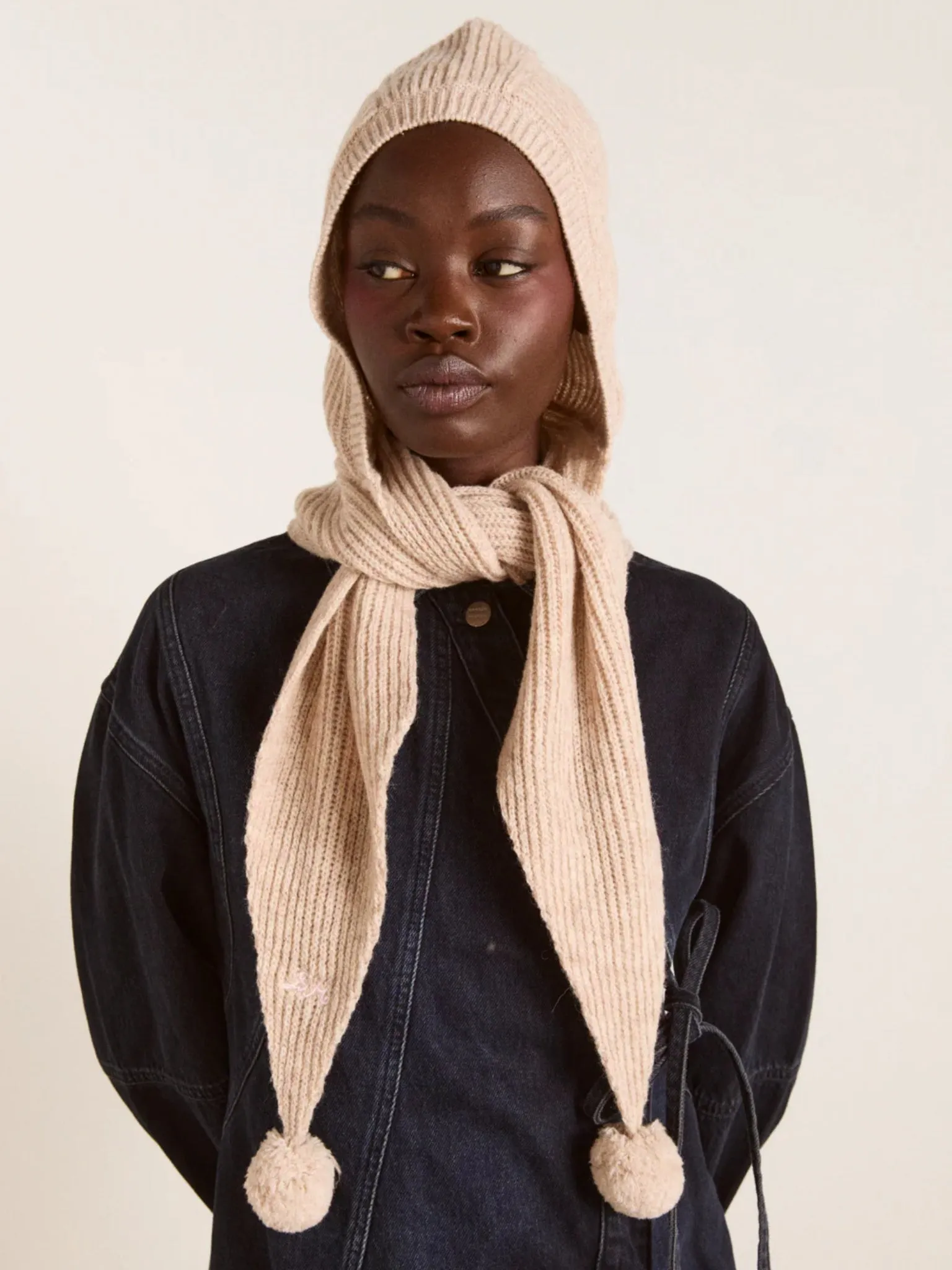 Damson Madder Women's Tie Front Hood sold by Saint Bernard product image thumbnail 2