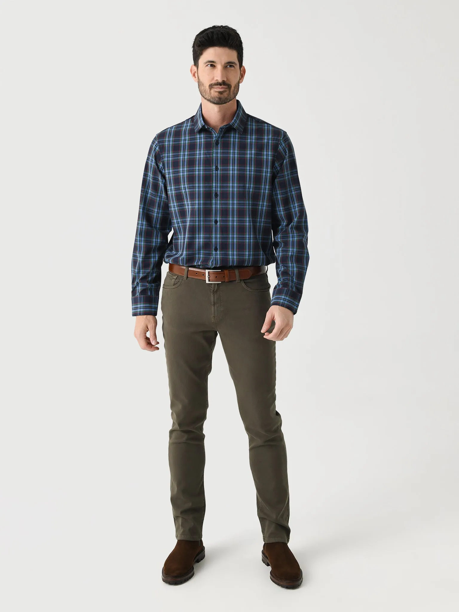 Mizzen+Main Men's Trim Leeward Dress Shirt sold by Saint Bernard product image thumbnail 2