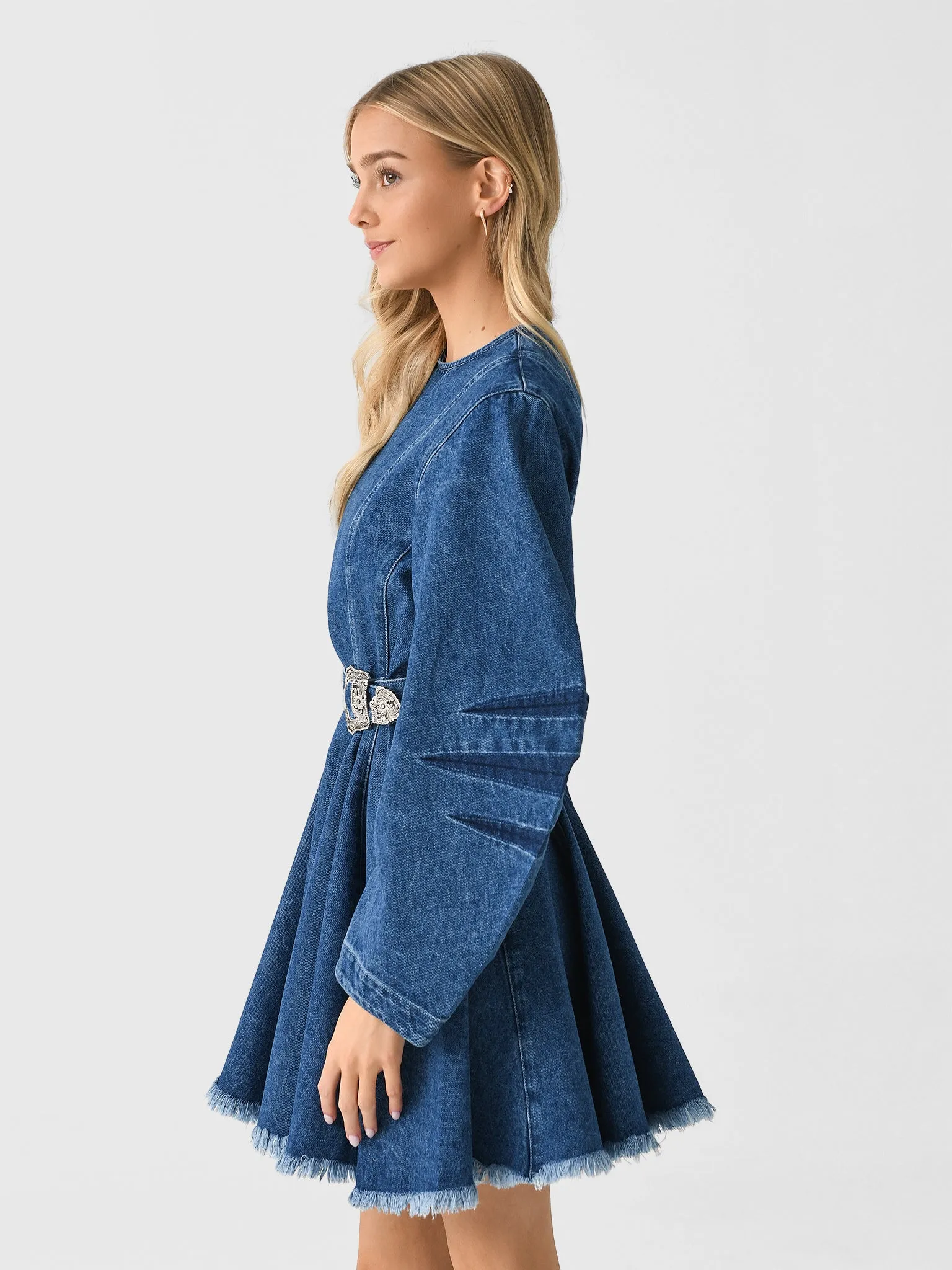 Marques Almeida Women's Denim Short Dress sold by Saint Bernard product image thumbnail 3