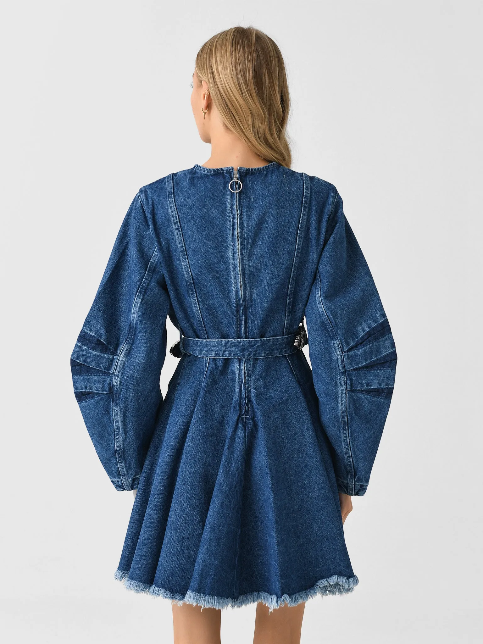 Marques Almeida Women's Denim Short Dress sold by Saint Bernard product image thumbnail 4