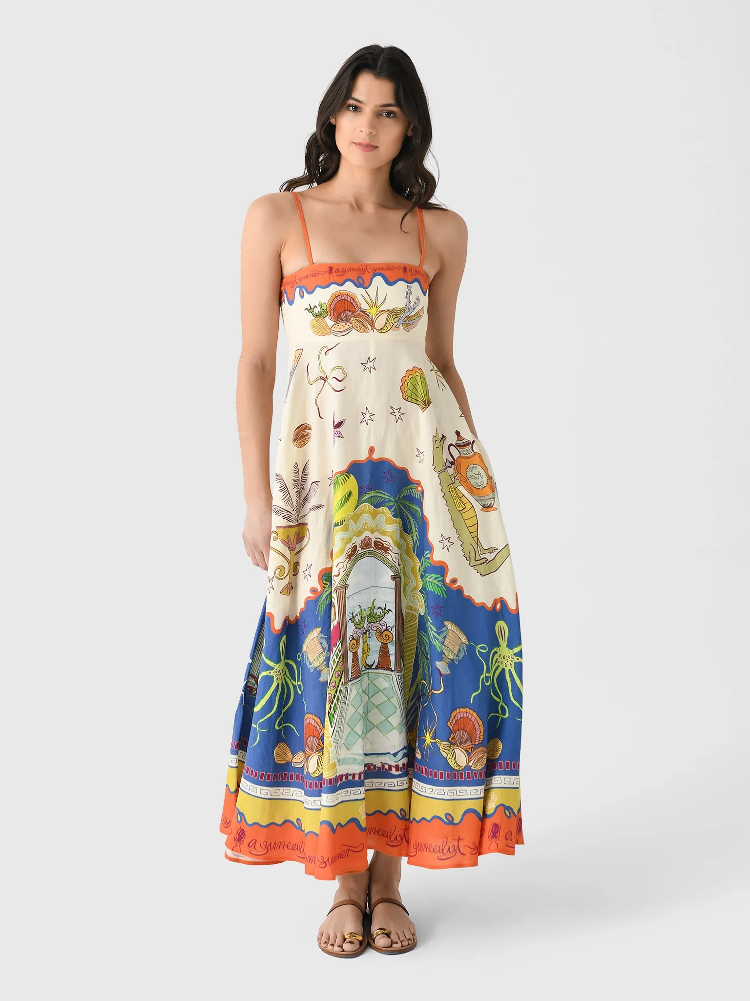 Alemais Women's Surrealist Summer Sundress sold by Saint Bernard