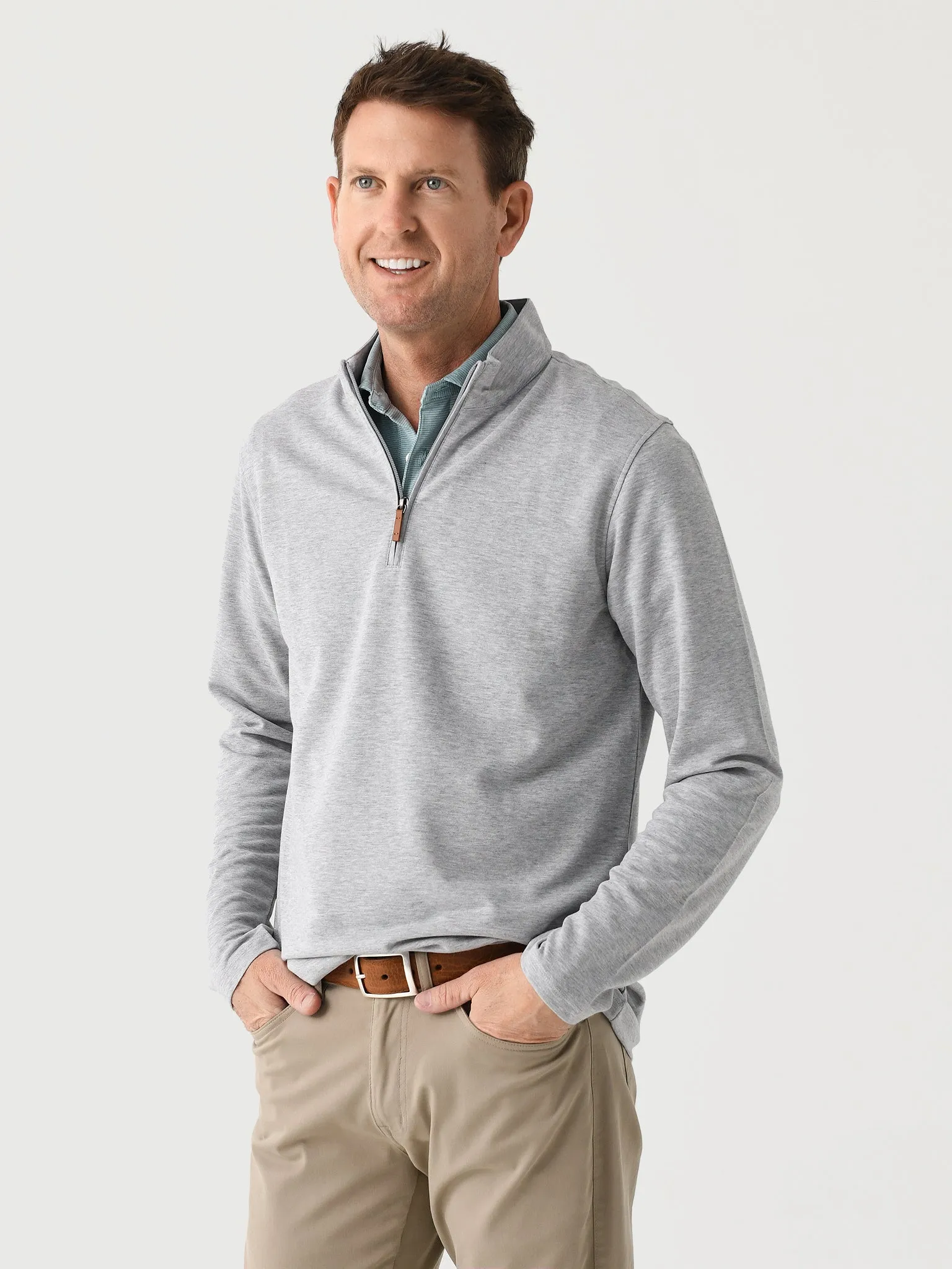 Mizzen+Main Men's KPI Quarter-Zip sold by Saint Bernard product image thumbnail 5