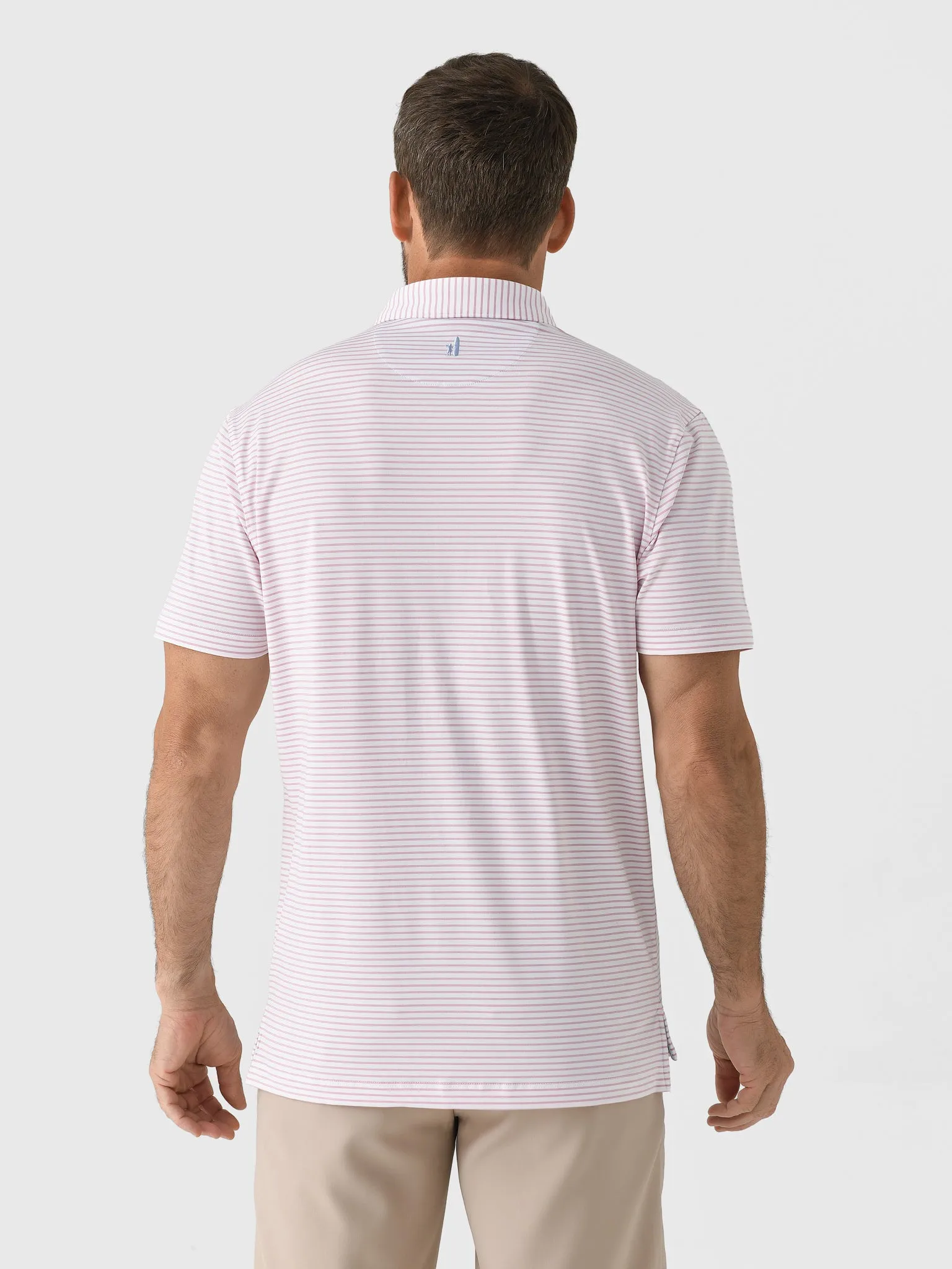 Johnnie-O Men's Michael Striped Jersey Performance Polo sold by Saint Bernard product image thumbnail 4