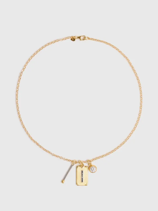 Hart Mini Belcher Charm Necklace sold by Saint Bernard