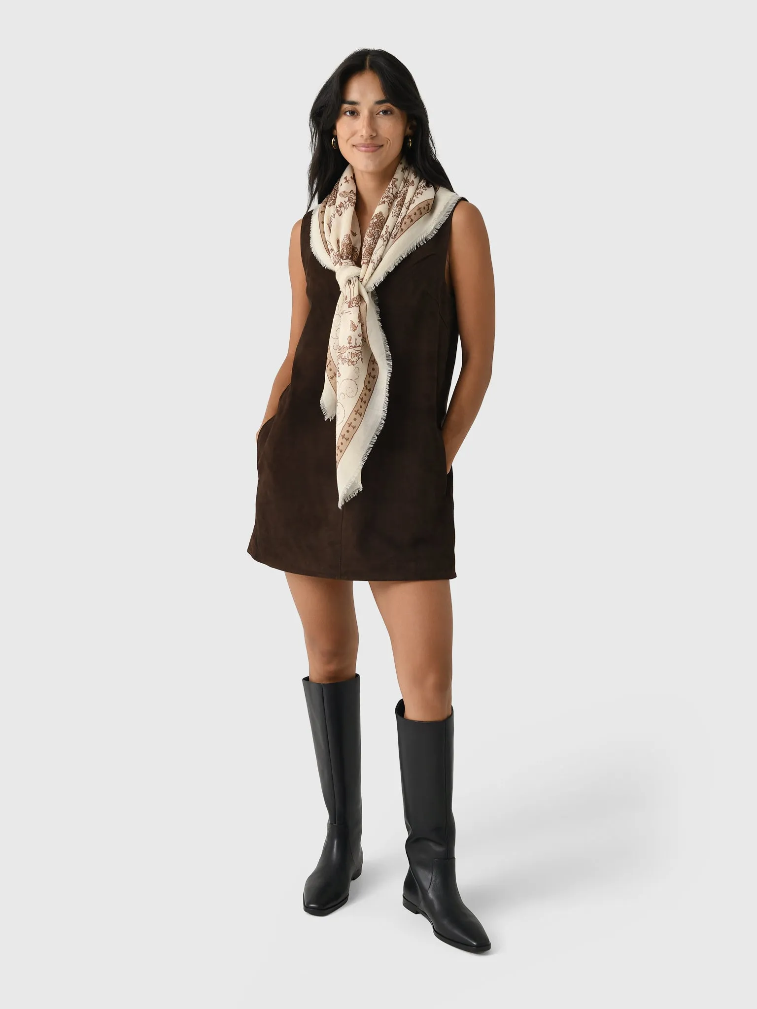 Simon Miller Women's Fountain Suede Mini Dress sold by Saint Bernard product image thumbnail 2