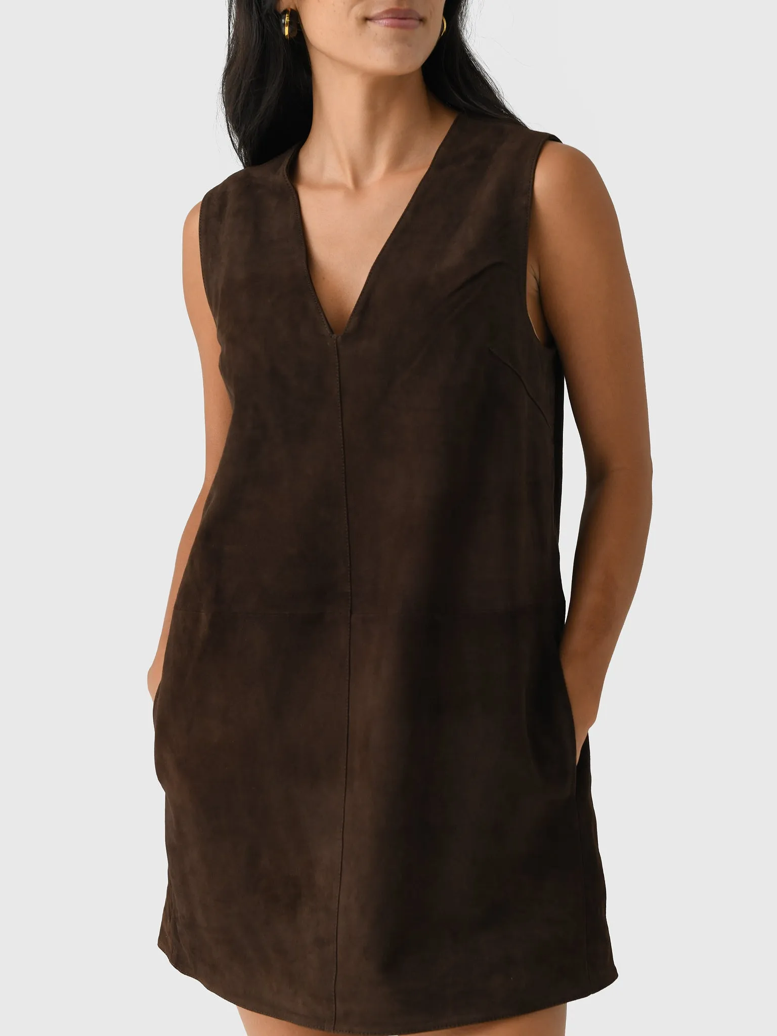 Simon Miller Women's Fountain Suede Mini Dress sold by Saint Bernard product image thumbnail 5