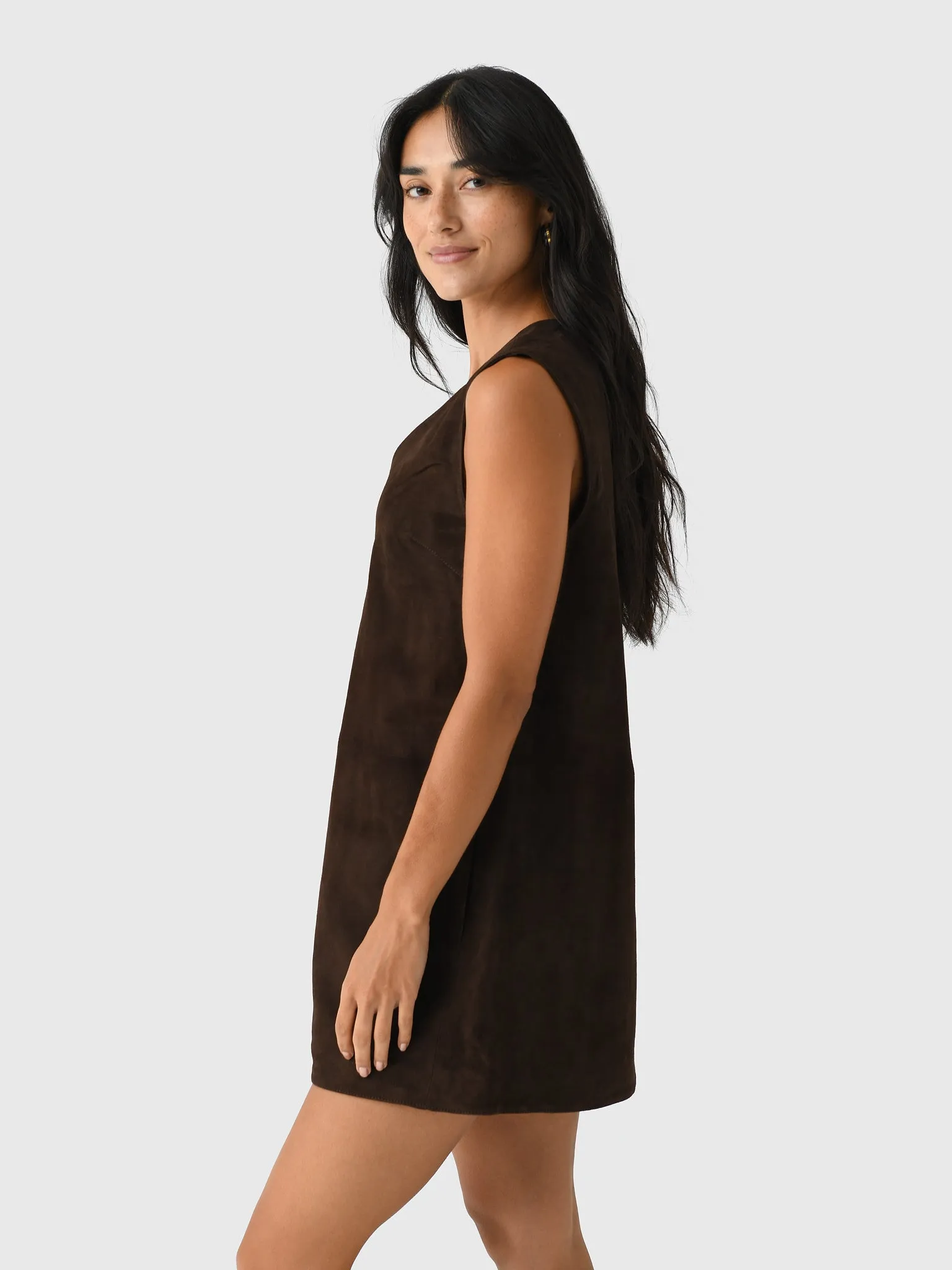 Simon Miller Women's Fountain Suede Mini Dress sold by Saint Bernard product image thumbnail 3