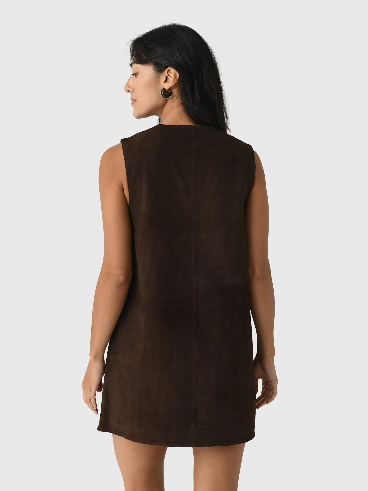 Simon Miller Women's Fountain Suede Mini Dress sold by Saint Bernard product image thumbnail 4