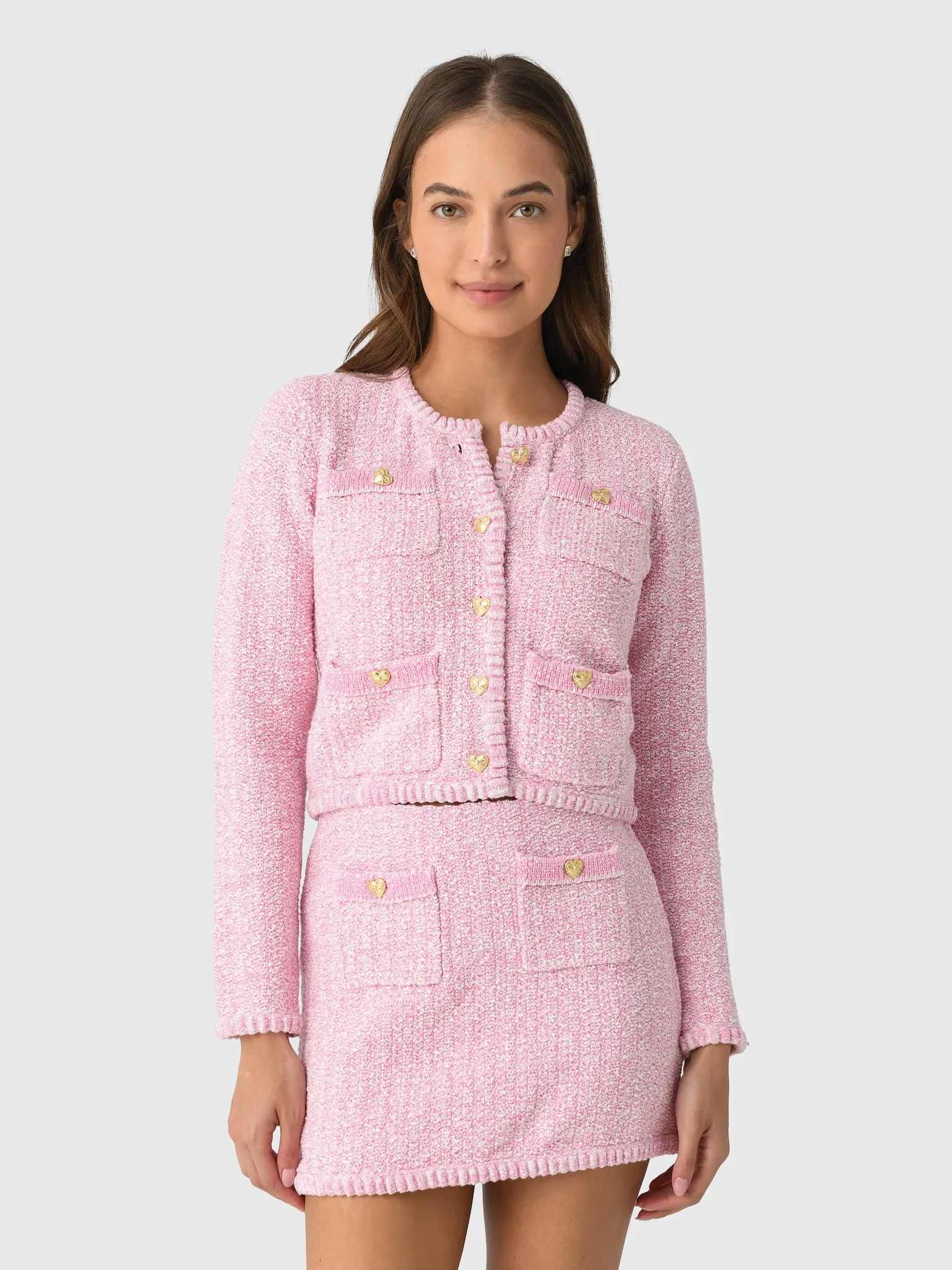 LoveShackFancy Women's Delcie Cotton Knit Cardigan sold by Saint Bernard