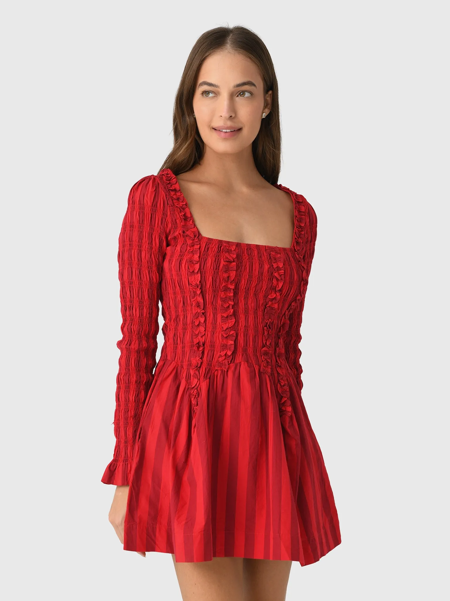 Damson Madder Women's Raphaela Mini Dress sold by Saint Bernard