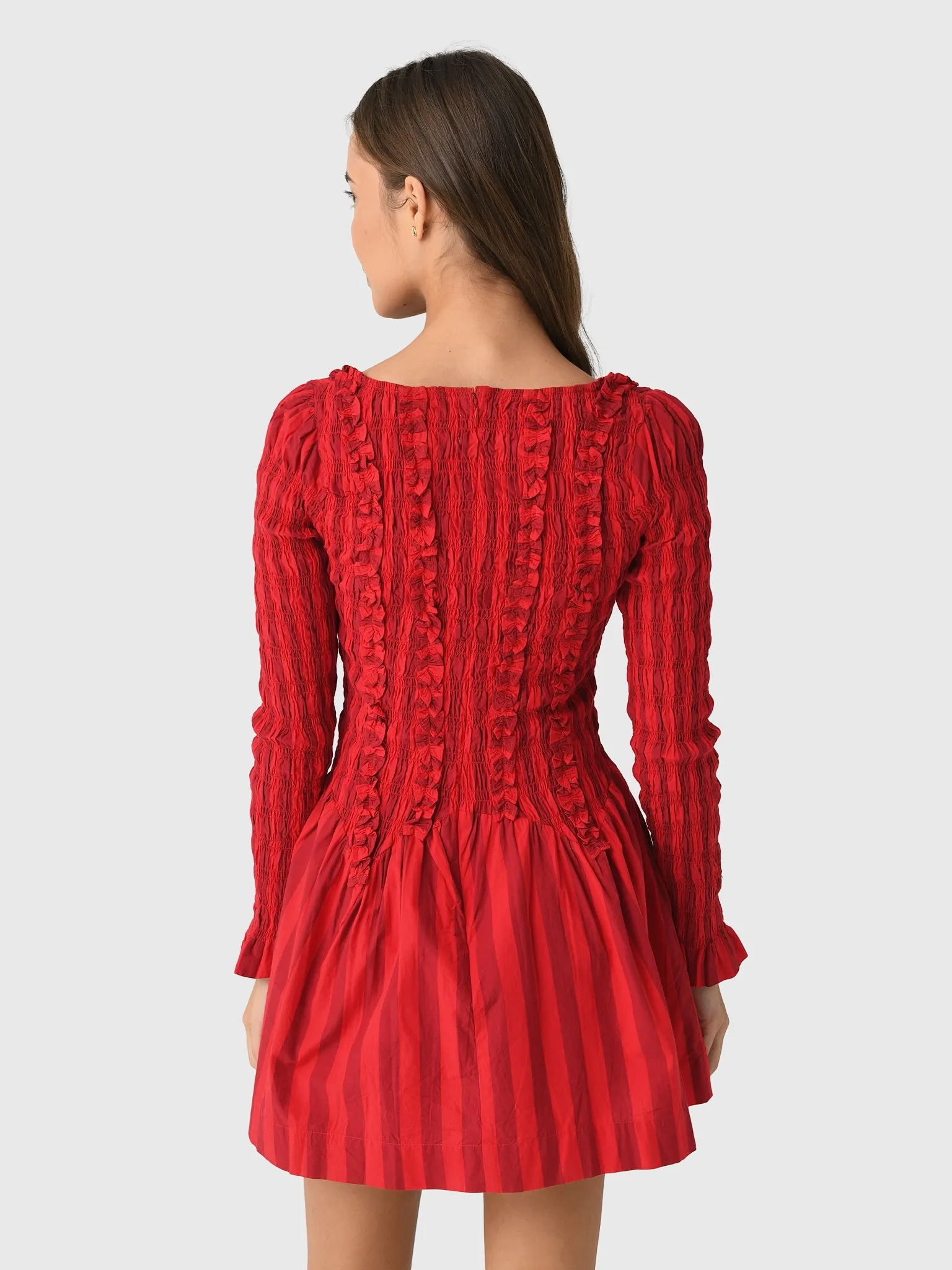 Damson Madder Women's Raphaela Mini Dress sold by Saint Bernard product image thumbnail 3