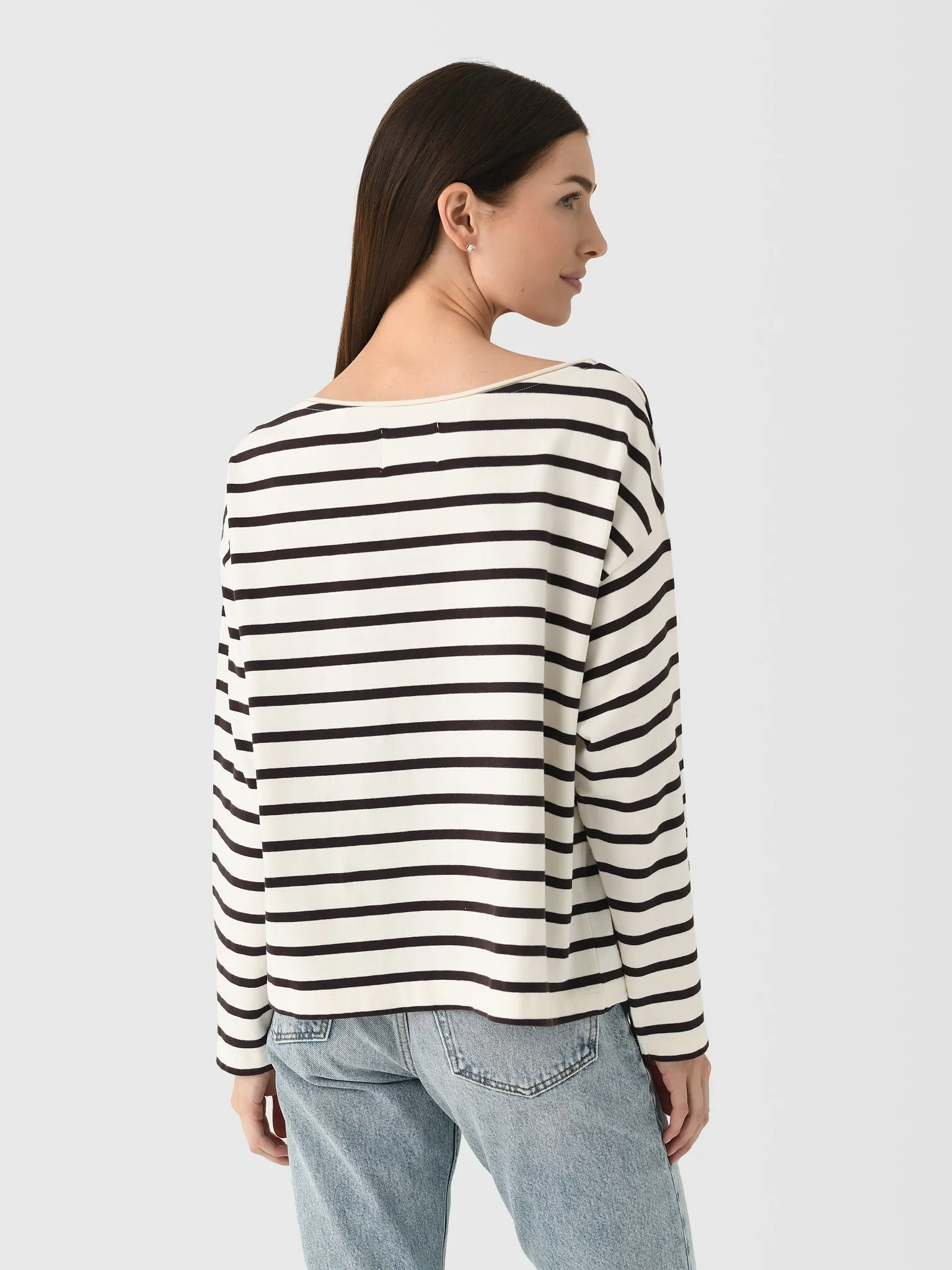 Citizens Of Humanity Women's Boat Neck Long Sleeve Tee sold by Saint Bernard product image thumbnail 4