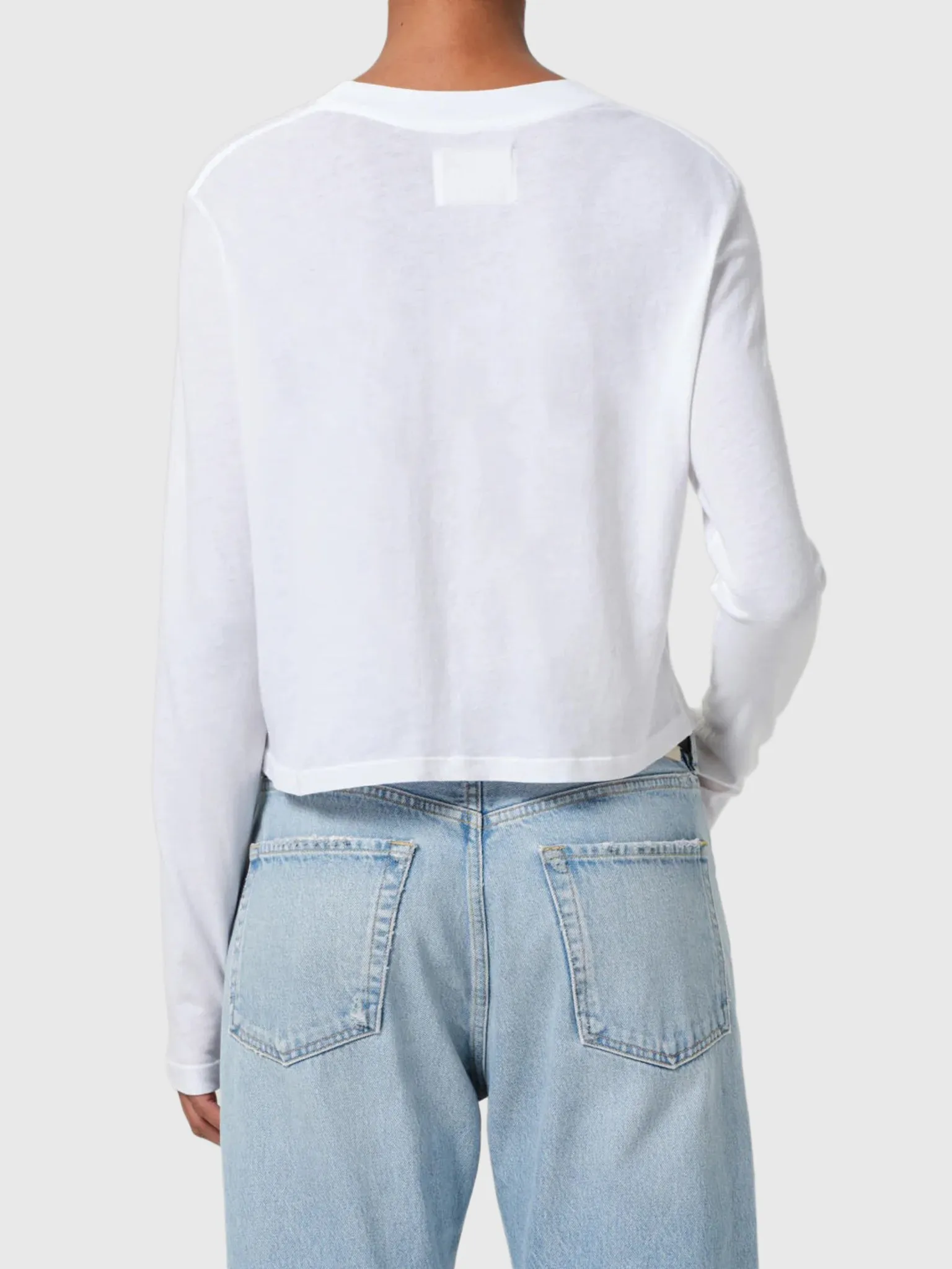 Citizens Of Humanity Women's Sabine Cropped Long Sleeve Tee sold by Saint Bernard product image thumbnail 2