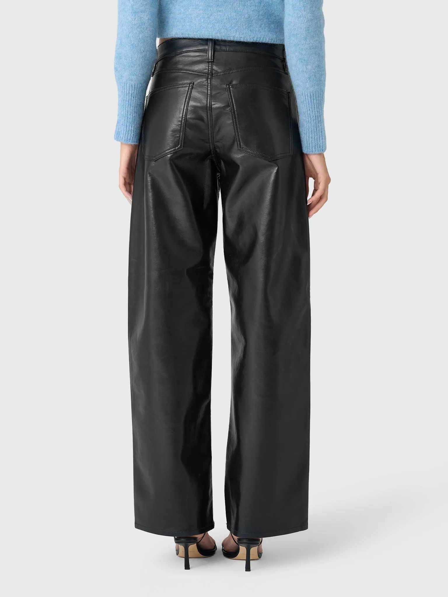 Agolde Women's Arc Leather 32" Pant sold by Saint Bernard product image thumbnail 3