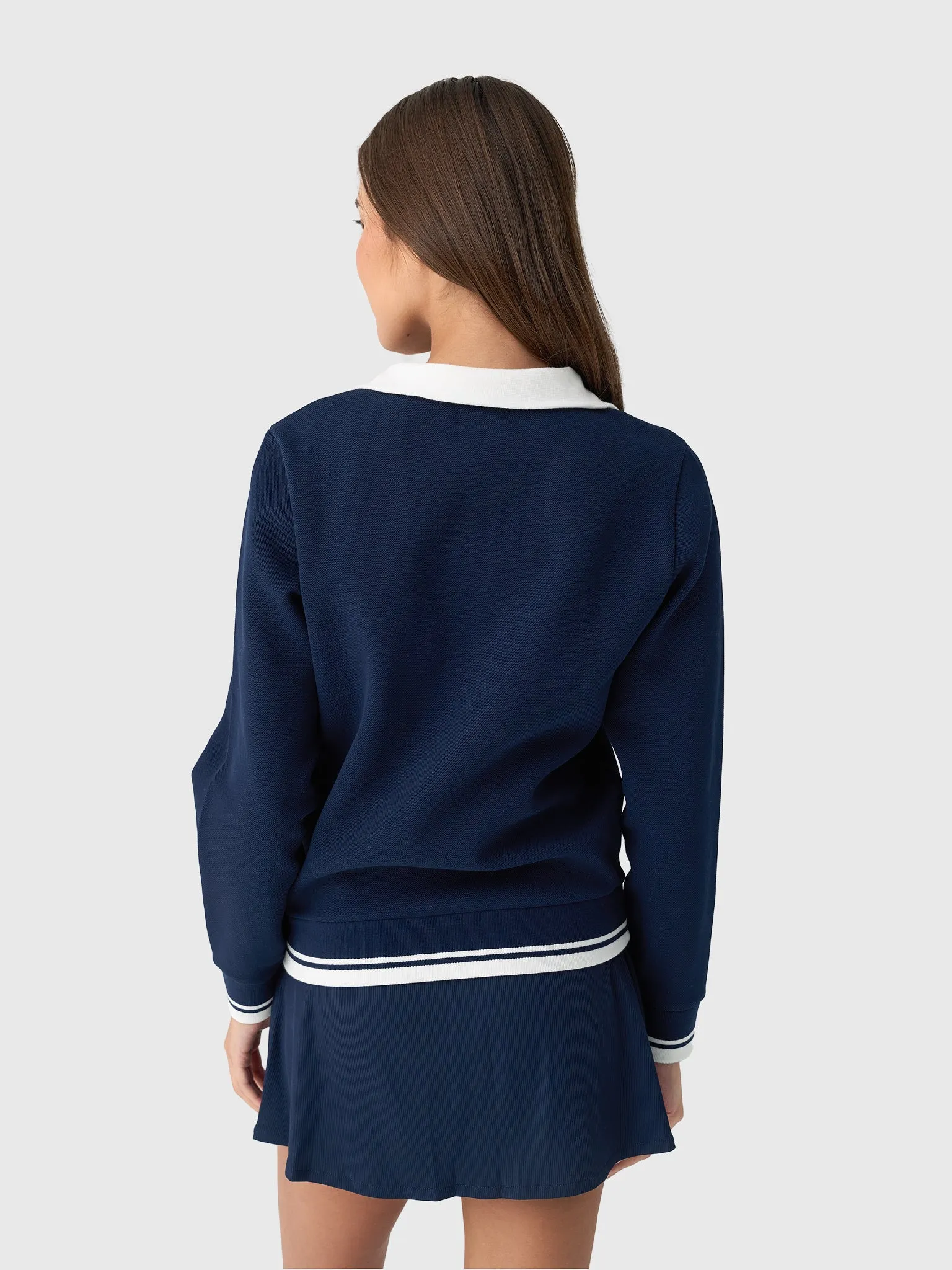 Lacoste Women's Tennis Heritage UV Protect Sweatshirt sold by Saint Bernard product image thumbnail 4
