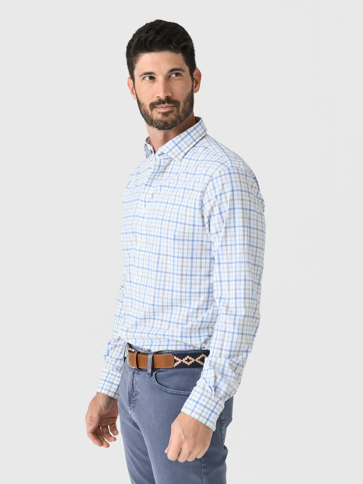 Johnnie-O Men's Maarten Everyday Performance Button-Down Shirt sold by Saint Bernard product image thumbnail 3