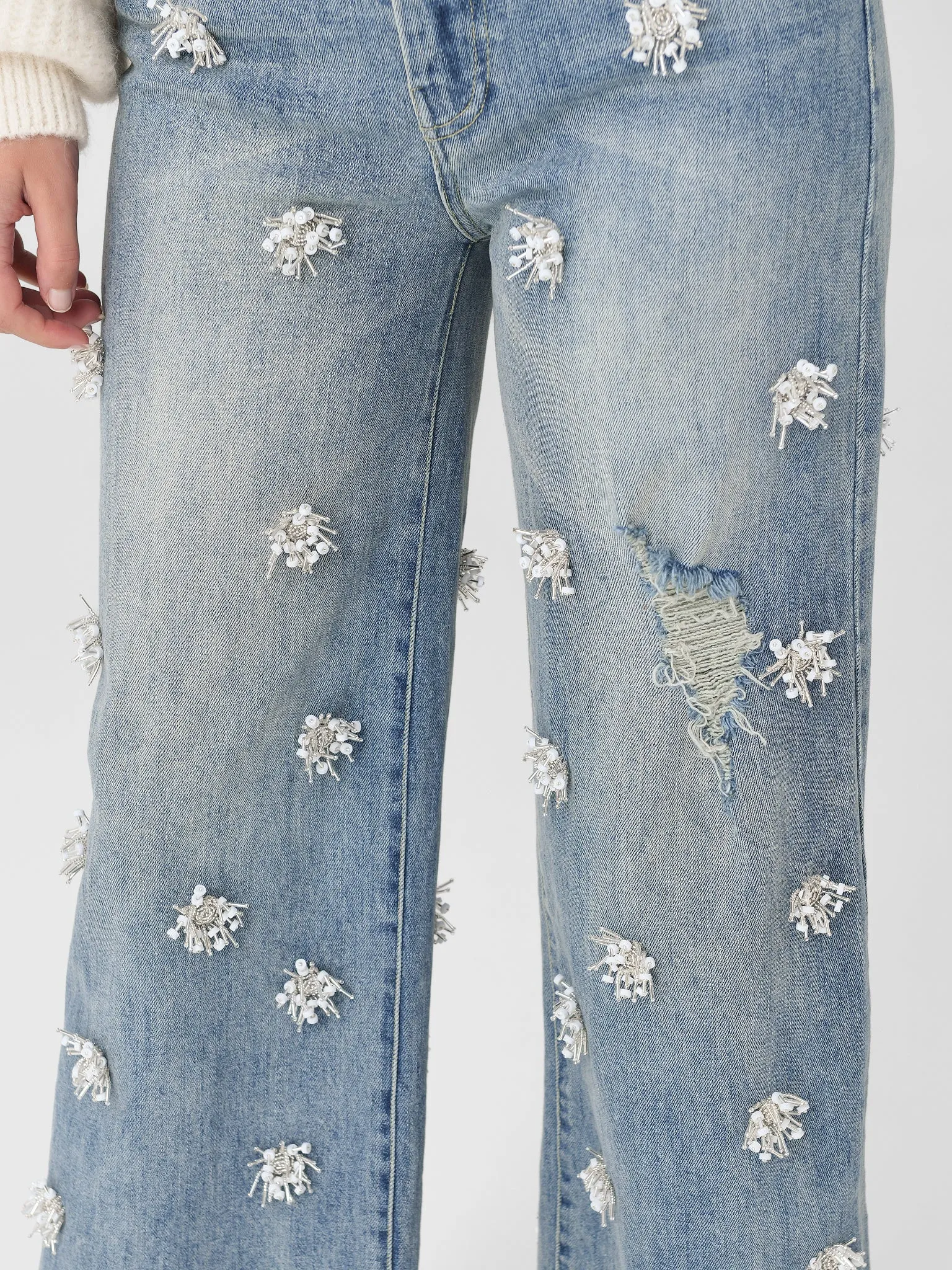 Simkhai Women's Jude Wide Crop Jean sold by Saint Bernard product image thumbnail 5