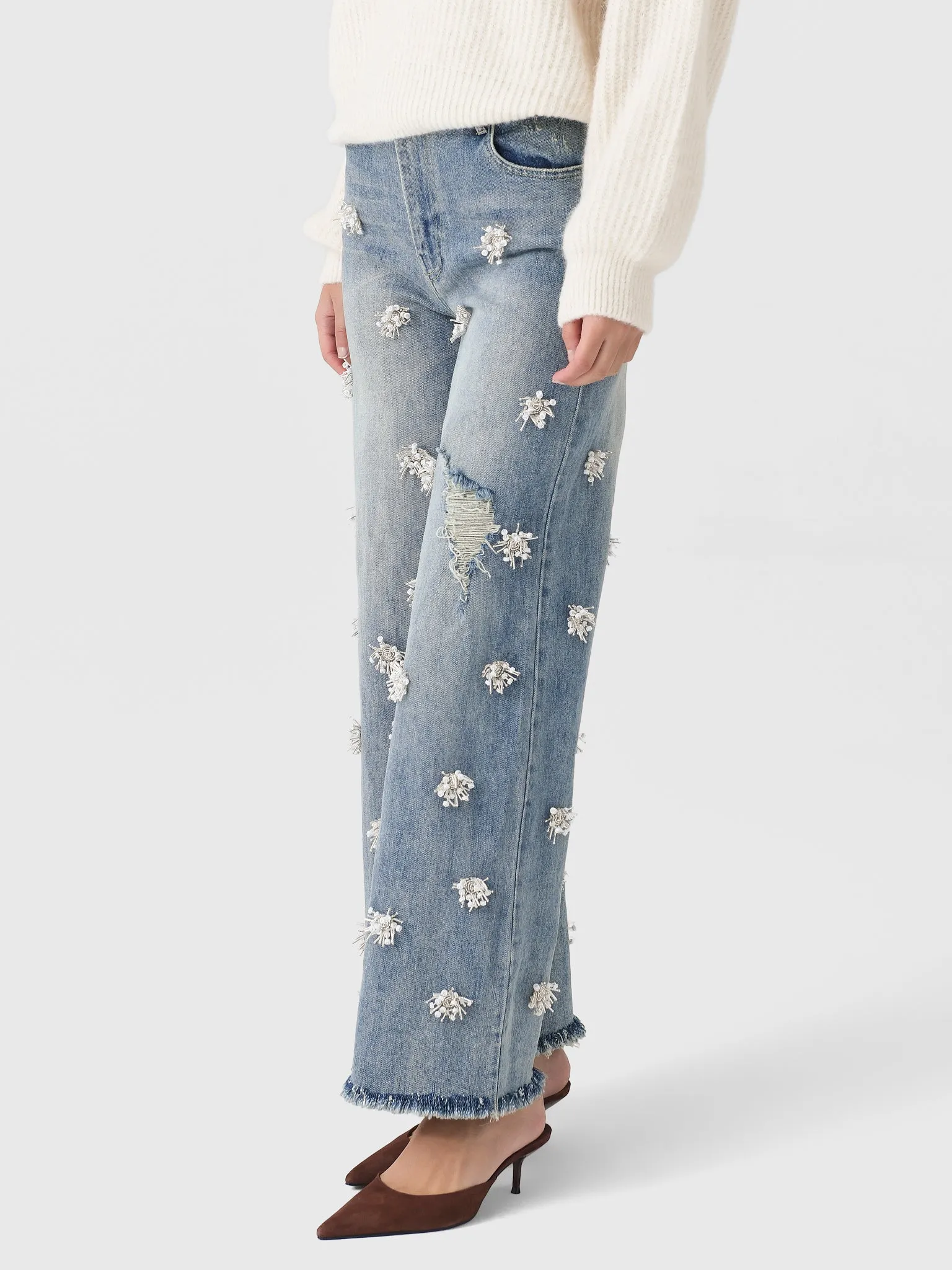 Simkhai Women's Jude Wide Crop Jean sold by Saint Bernard product image thumbnail 3