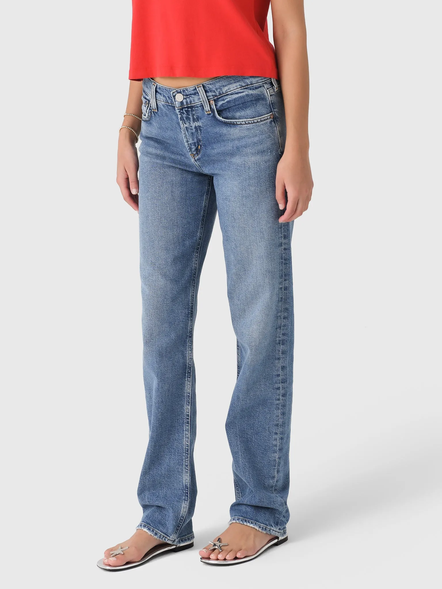 Agolde Women's Low Rise Slim Jean sold by Saint Bernard product image thumbnail 3