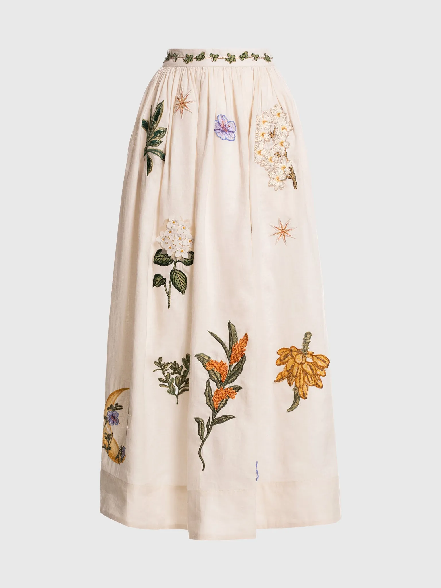 Agua By Agua Bendita Women's Tangelo Wild Maxi Skirt sold by Saint Bernard