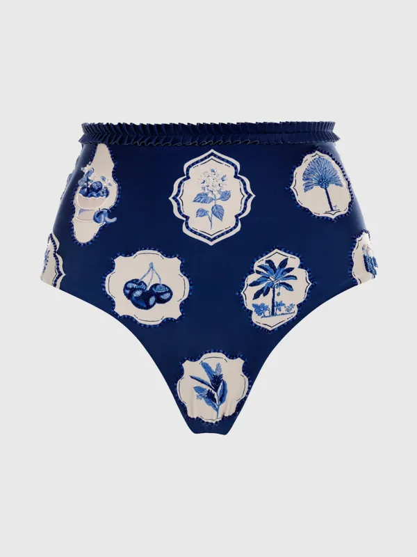 Agua By Agua Bendita Women's Nopal Wild Bikini Bottom sold by Saint Bernard