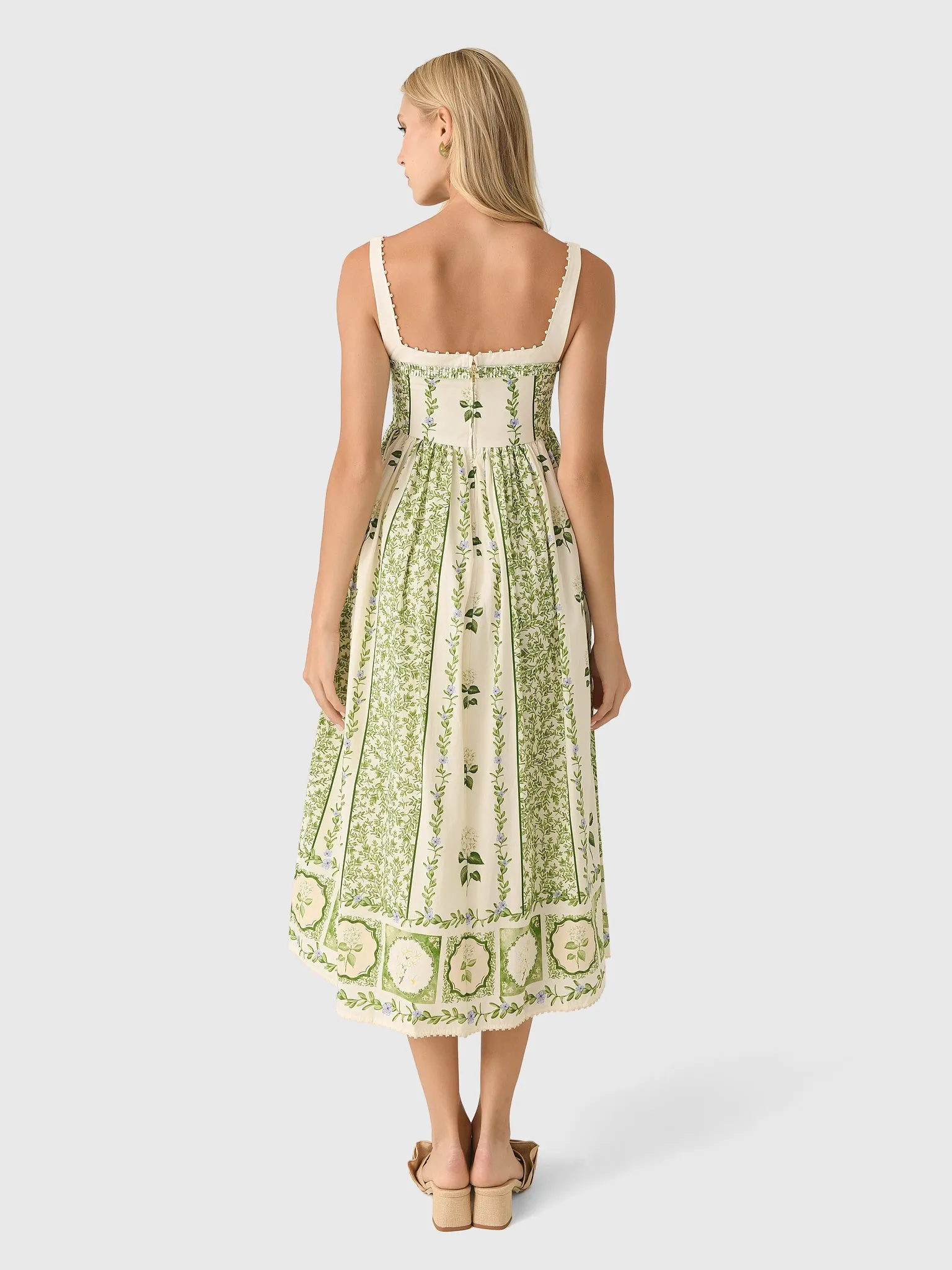 Agua By Agua Bendita Women's Barbara Wild Midi Dress sold by Saint Bernard product image thumbnail 3