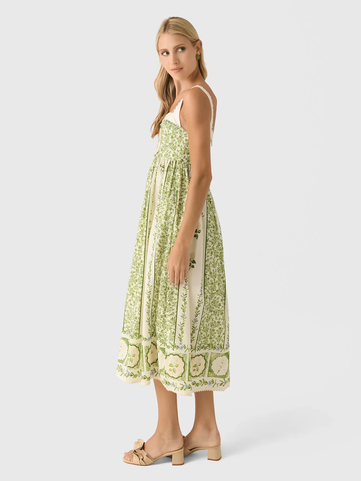 Agua By Agua Bendita Women's Barbara Wild Midi Dress sold by Saint Bernard product image thumbnail 2