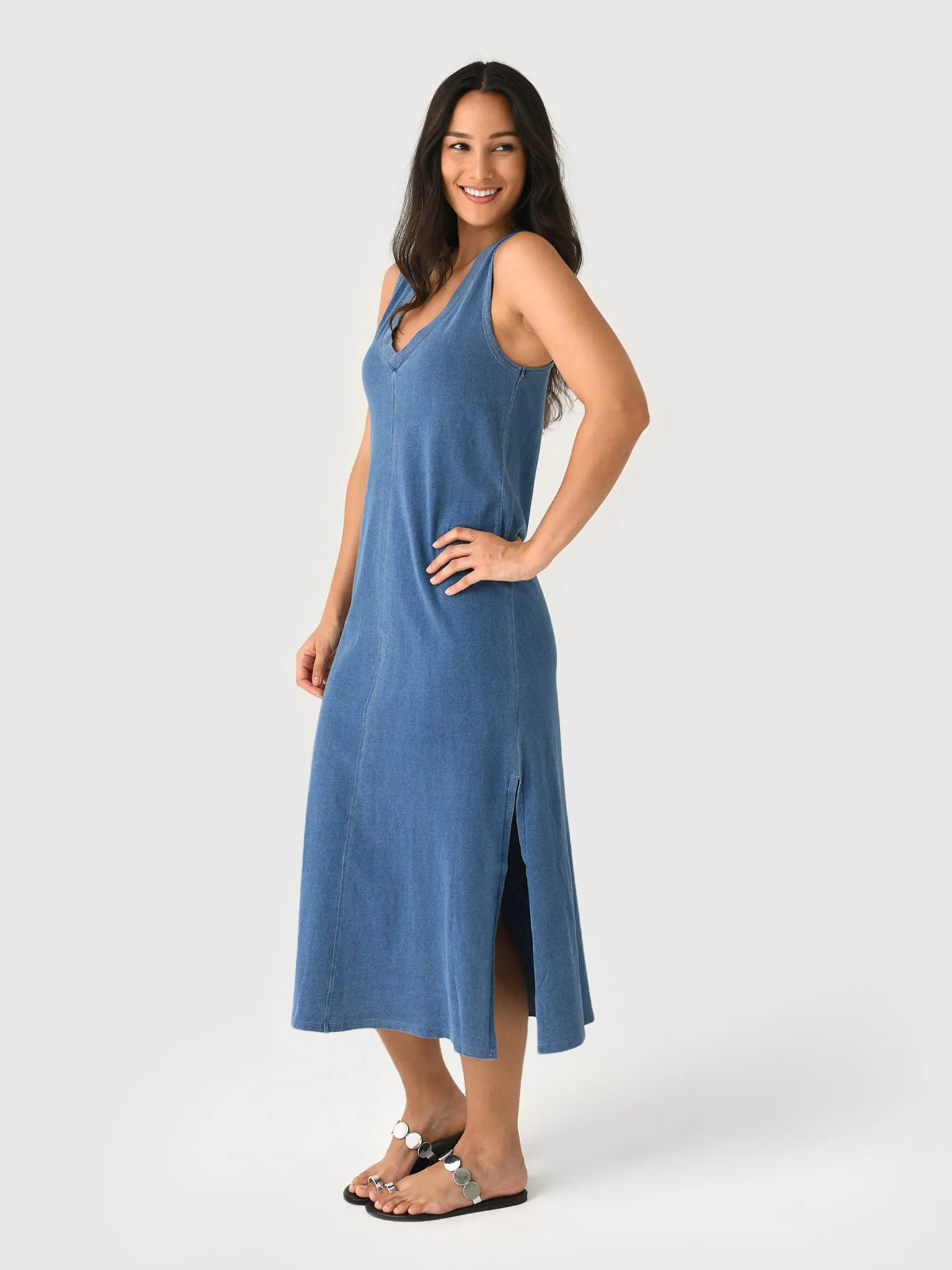 Z Supply Women's Palisades Jersey Denim Dress sold by Saint Bernard product image thumbnail 3