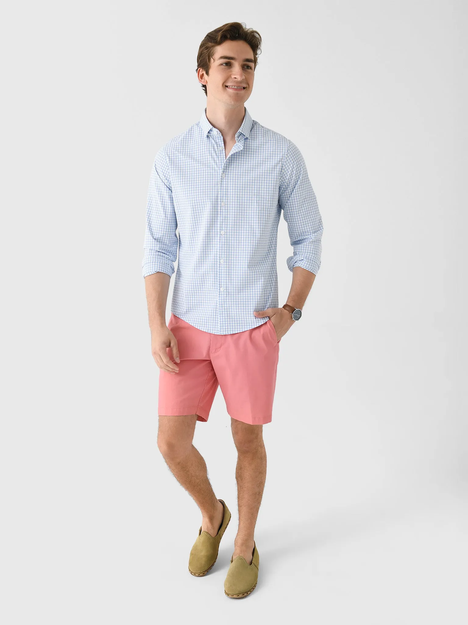 Mizzen+Main Men's Trim Leeward No Tuck Dress Shirt sold by Saint Bernard product image thumbnail 2