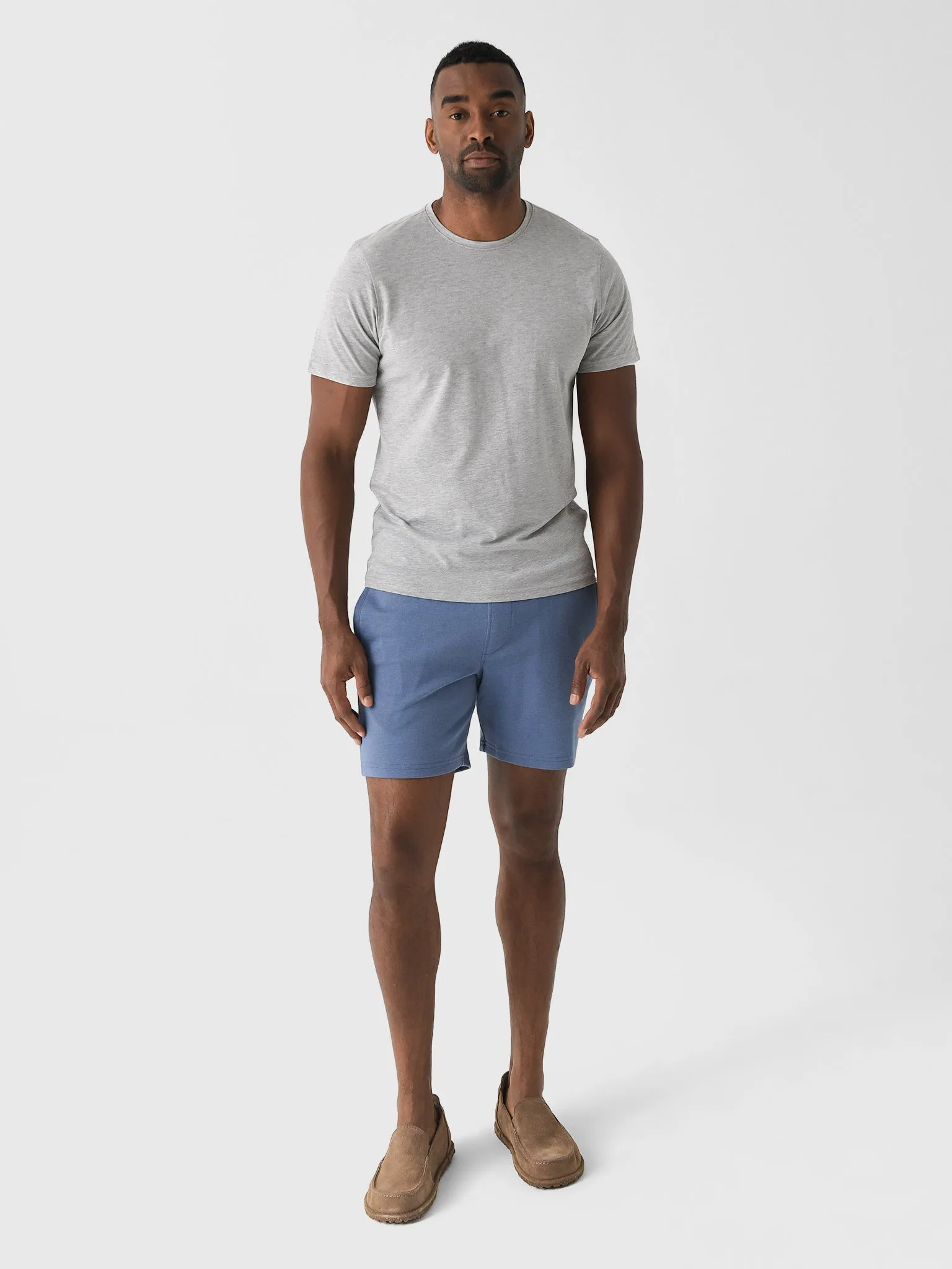 Orchard + Broome Men's Broome Heather Cotton Tee sold by Saint Bernard product image thumbnail 2