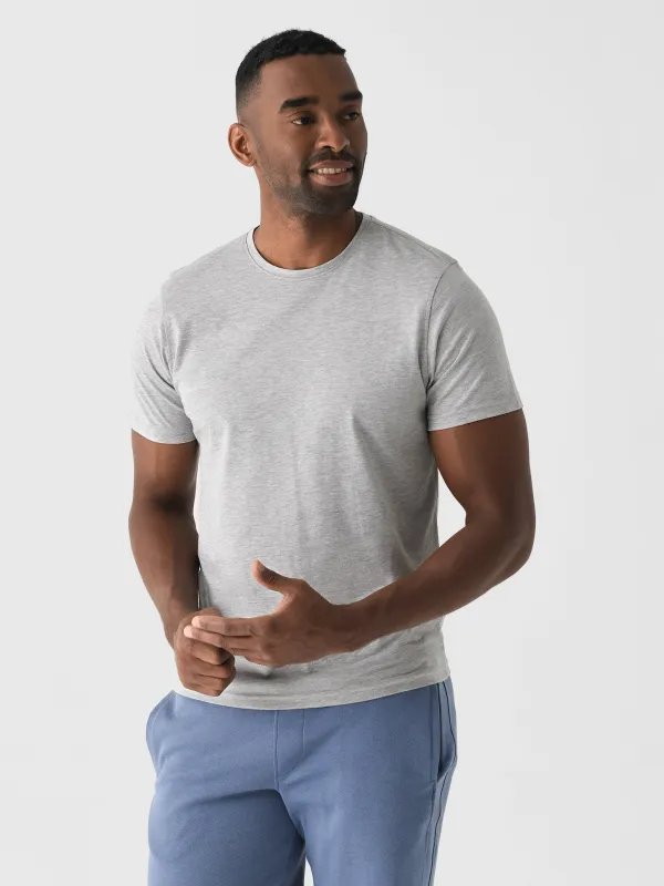 Orchard + Broome Men's Broome Heather Cotton Tee made by Saint Bernard