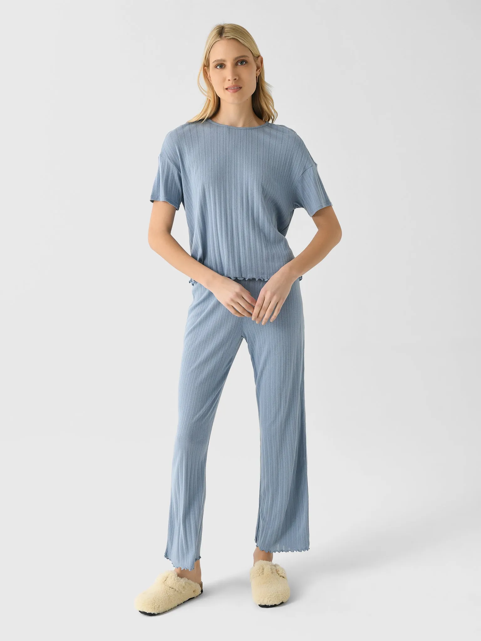 Eberjey Women's Pointelle Pant sold by Saint Bernard product image thumbnail 2