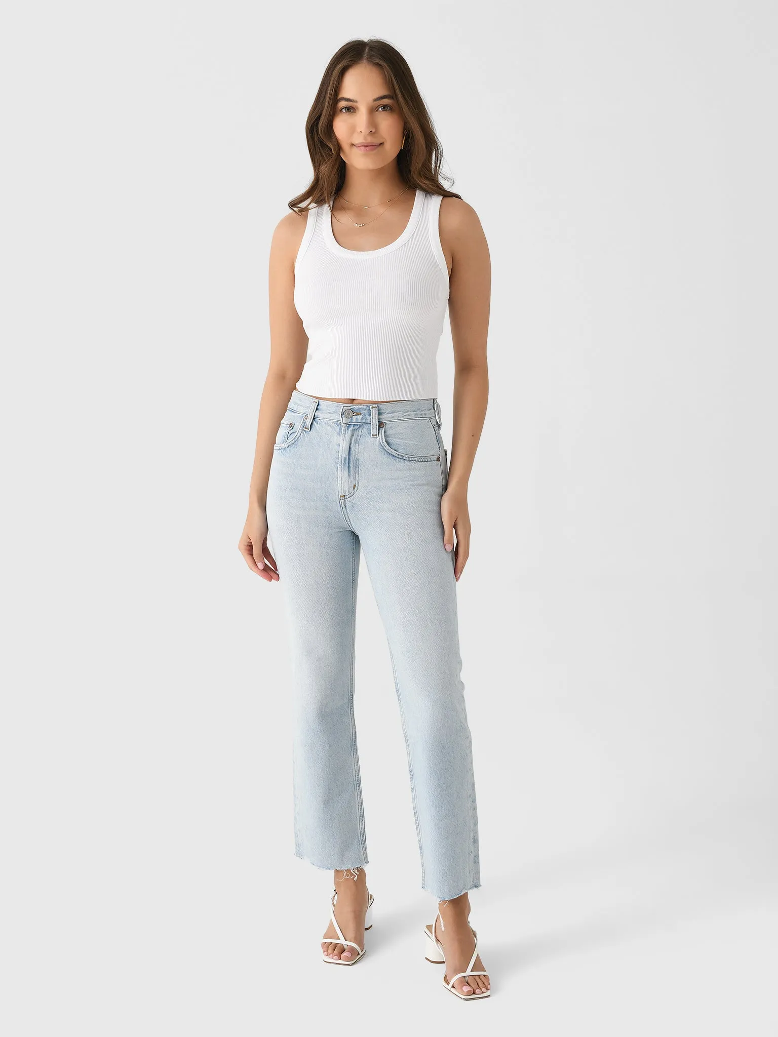 Agolde Women's Shrunken Poppy Tank sold by Saint Bernard product image thumbnail 2