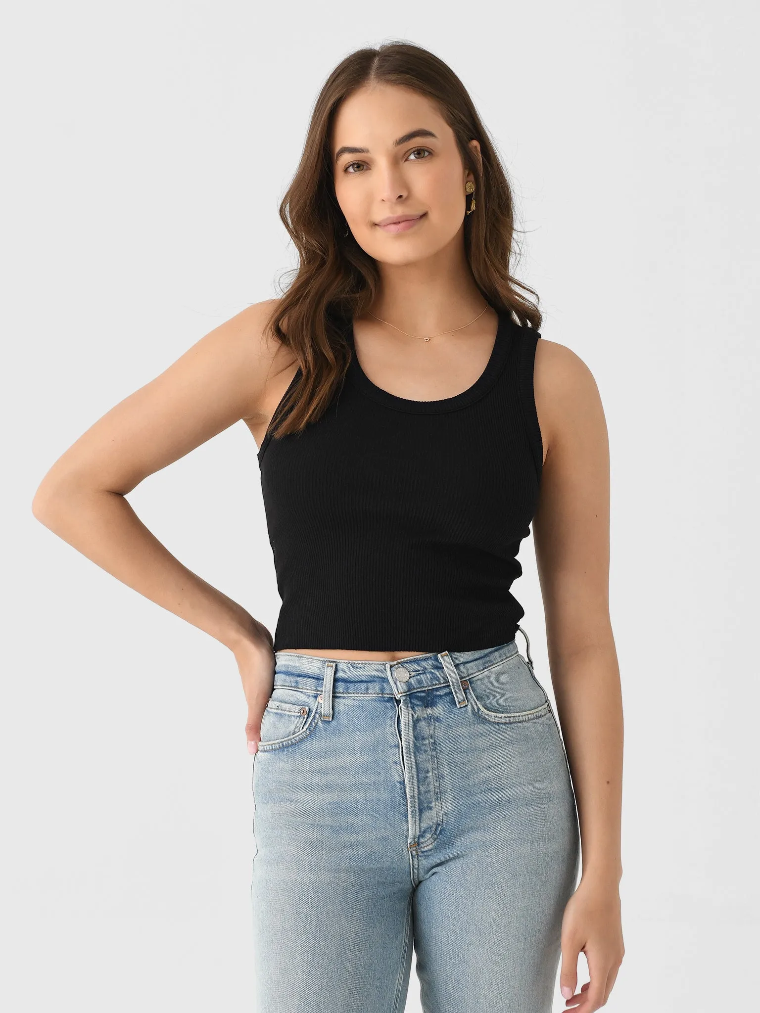 Agolde Women's Shrunken Poppy Tank sold by Saint Bernard product image thumbnail 5