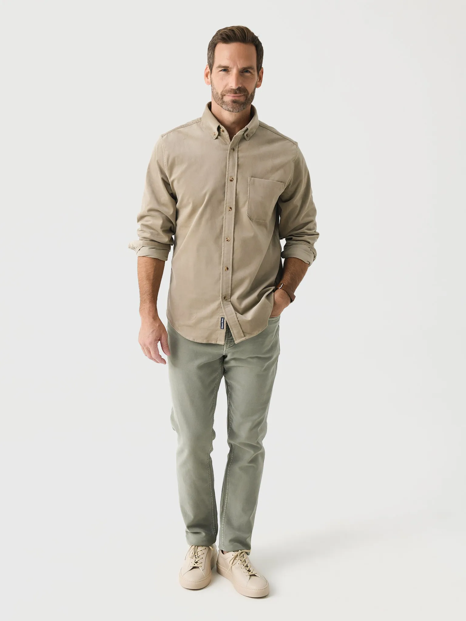 Mizzen+Main Men's Jackson Corduroy Shirt sold by Saint Bernard product image thumbnail 2