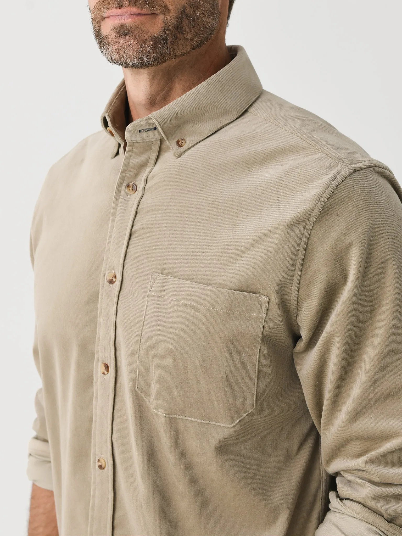 Mizzen+Main Men's Jackson Corduroy Shirt sold by Saint Bernard product image thumbnail 5