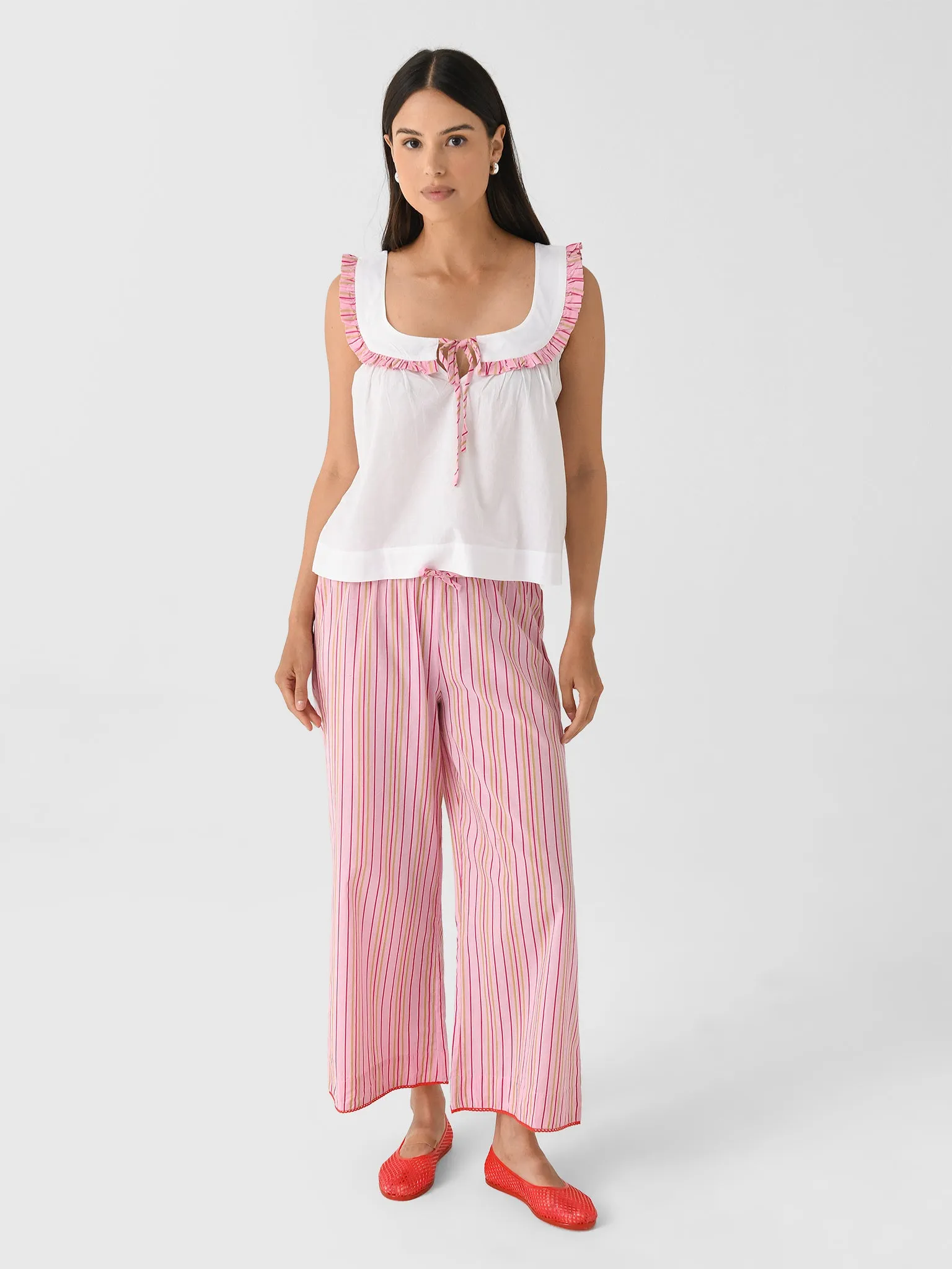 Damson Madder Women's Cosima Relaxed Trouser sold by Saint Bernard product image thumbnail 2