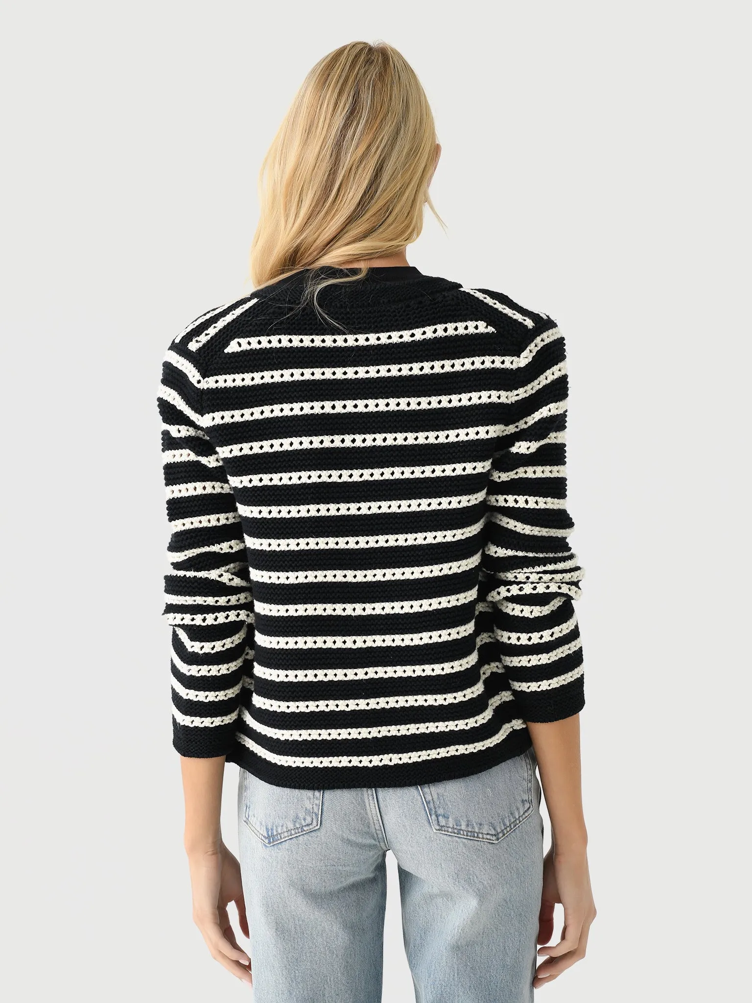 Alex Mill Women's Hailey Stripe Cardigan sold by Saint Bernard product image thumbnail 4