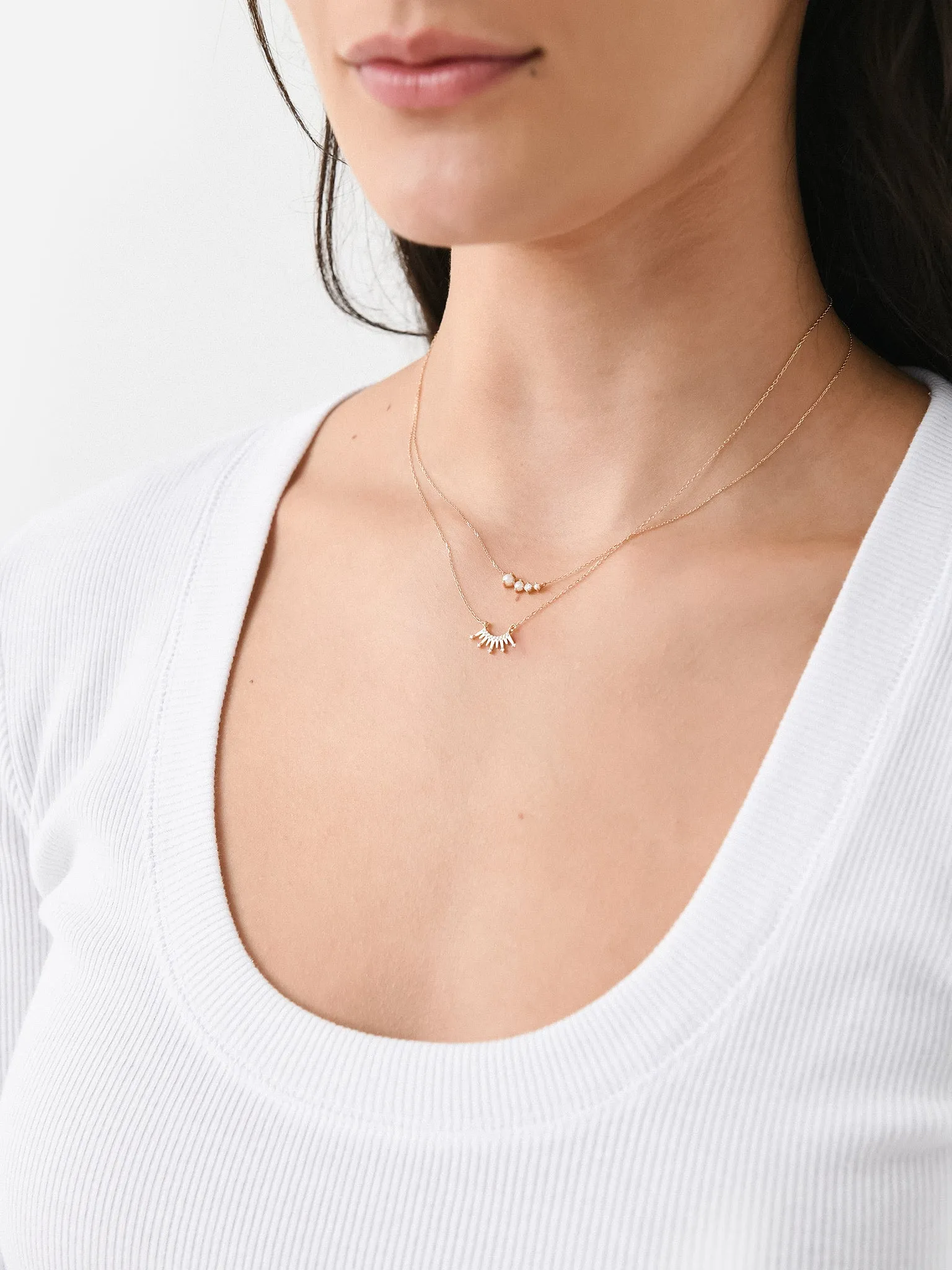 Adina Reyter Pavé Crown Necklace sold by Saint Bernard product image thumbnail 3