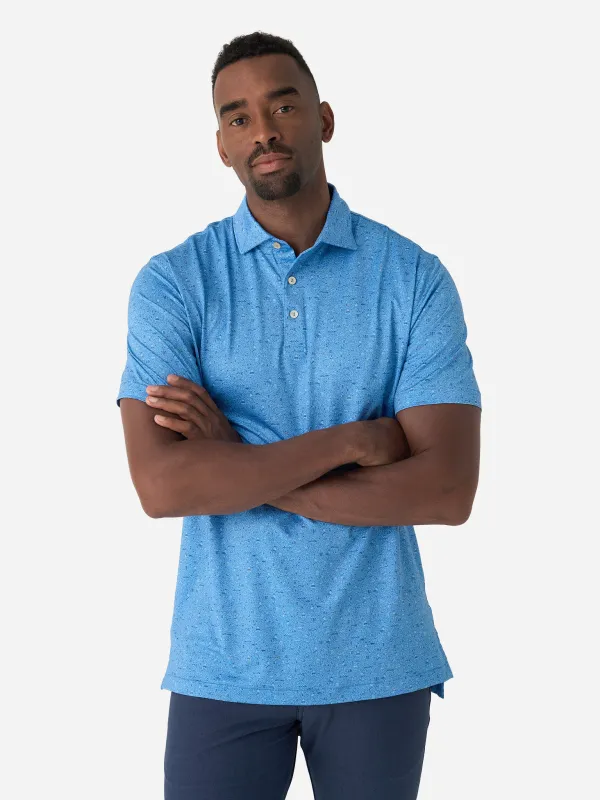 Peter Millar Crown Sport Men's Scotland Links Performance Jersey Polo made by Saint Bernard