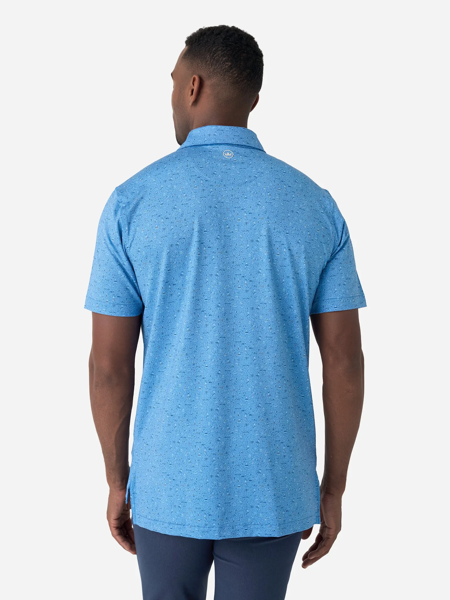 Peter Millar Crown Sport Men's Scotland Links Performance Jersey Polo sold by Saint Bernard product image thumbnail 4