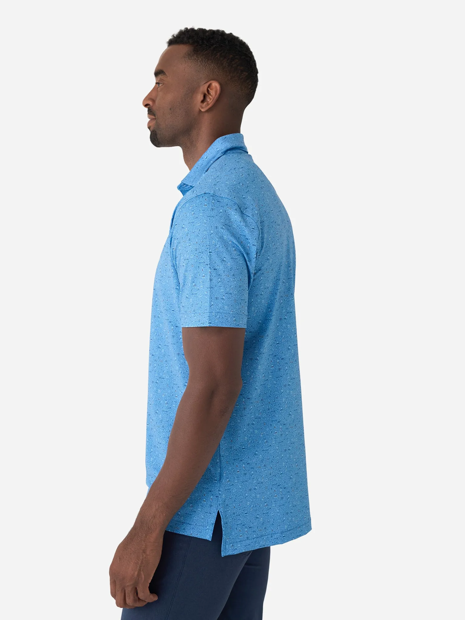 Peter Millar Crown Sport Men's Scotland Links Performance Jersey Polo sold by Saint Bernard product image thumbnail 3